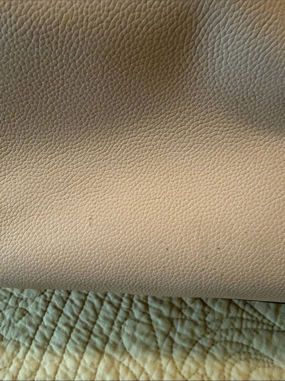 kate spade Blush Pink Pebbled Leather Shoulder Bag with Gold Chain